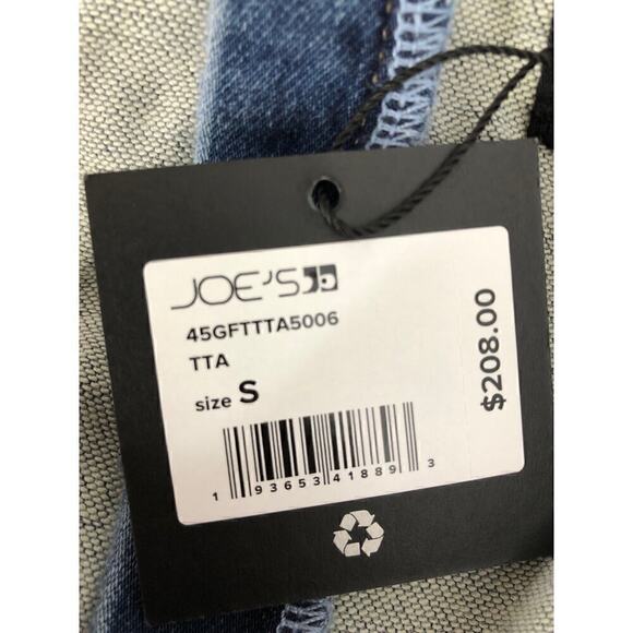 Joe's Jeans Marnie Jumpsuit Sleeveless French Terry Denim Tatra Blue NWT Small - Picture 8 of 11